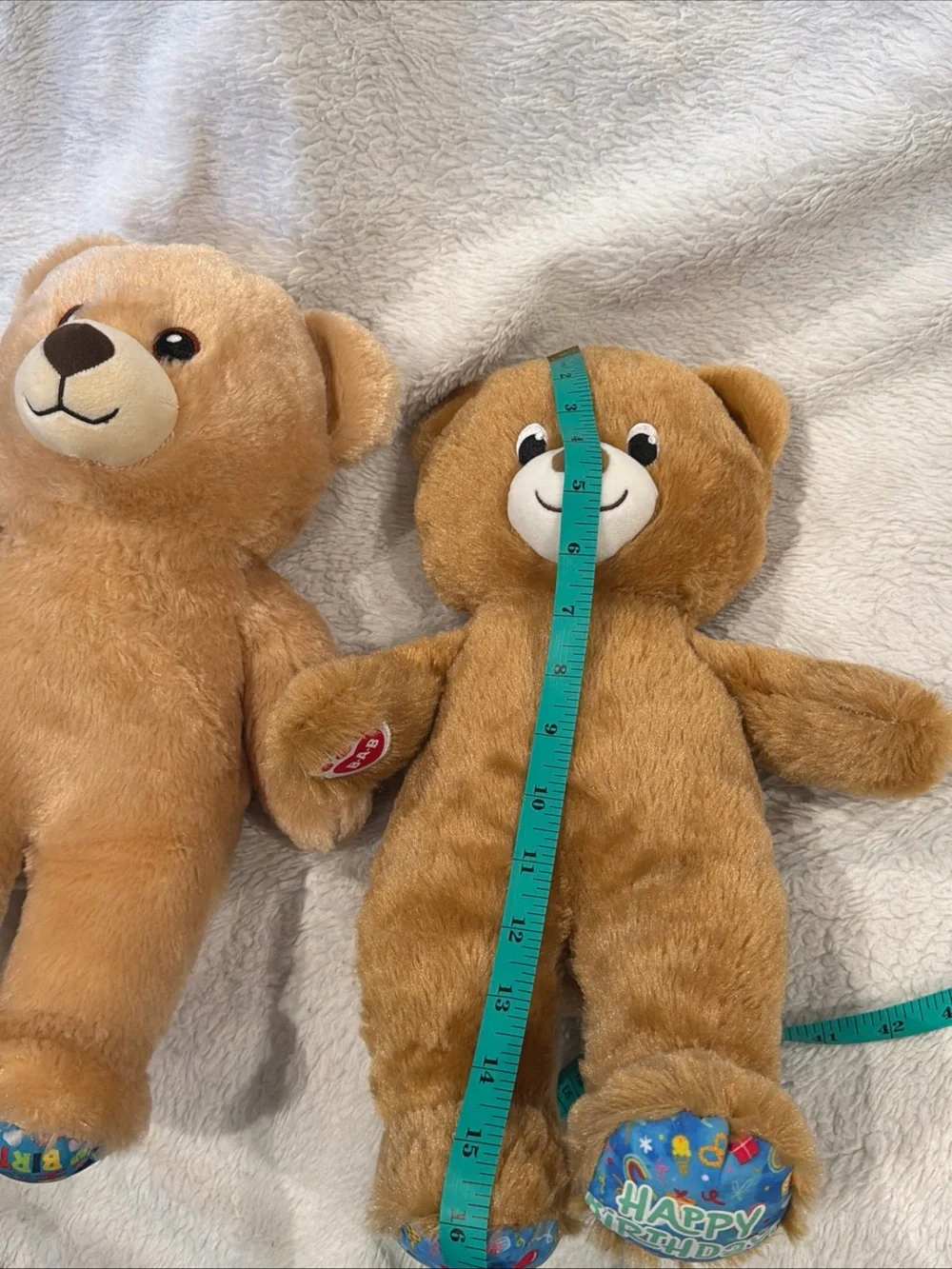 Build A Bear Plush Lot Rainbow Unicorn & Pink Hearts Teddy Bear Stuffed Animals
